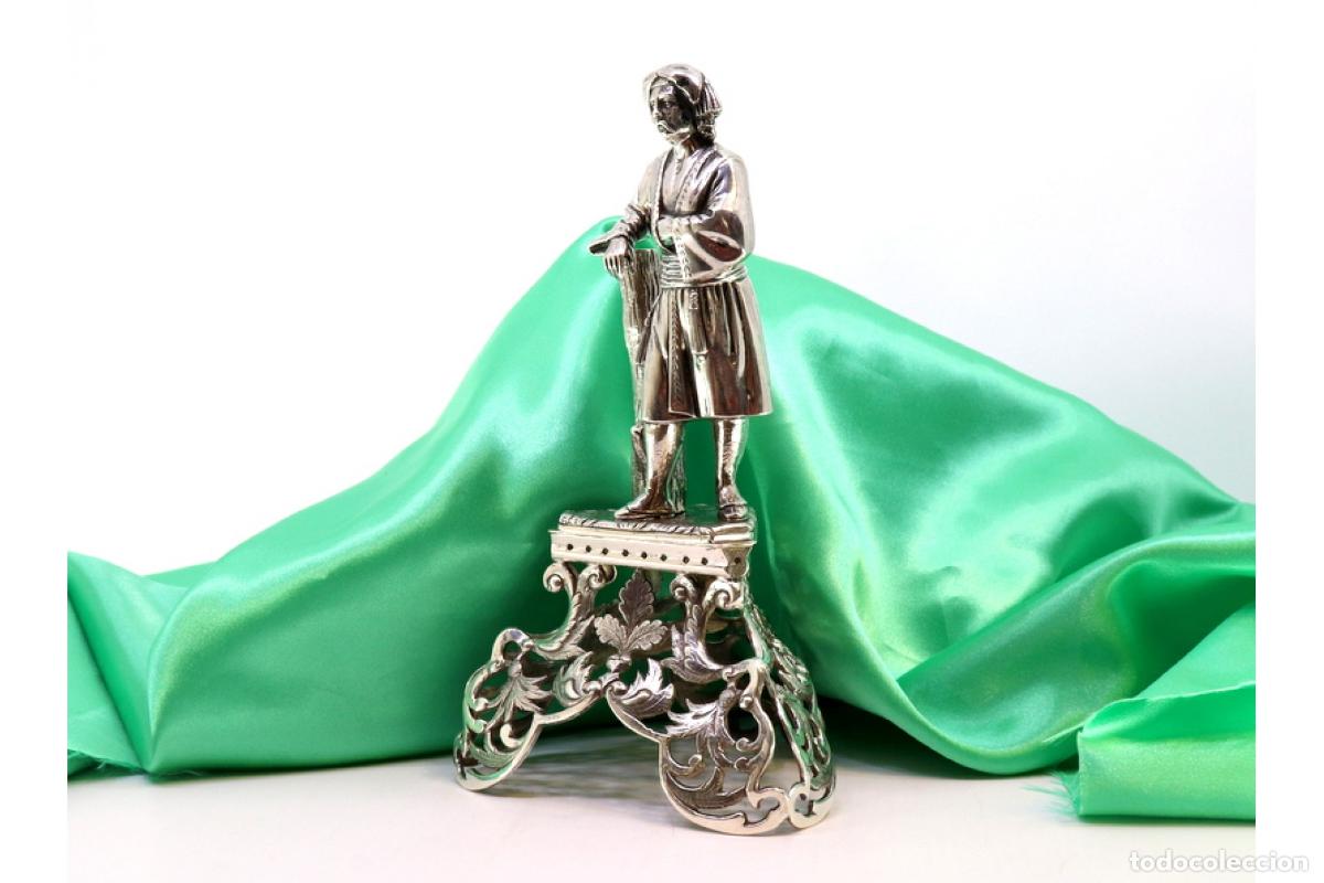 Antig&uuml;edades: Palillero de plata - noble turco - Foto 3