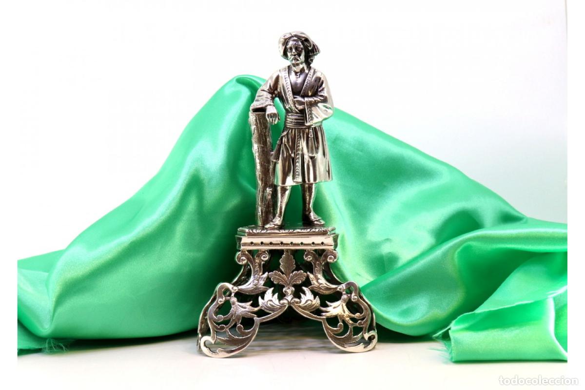 Antig&uuml;edades: Palillero de plata - noble turco - Foto 1