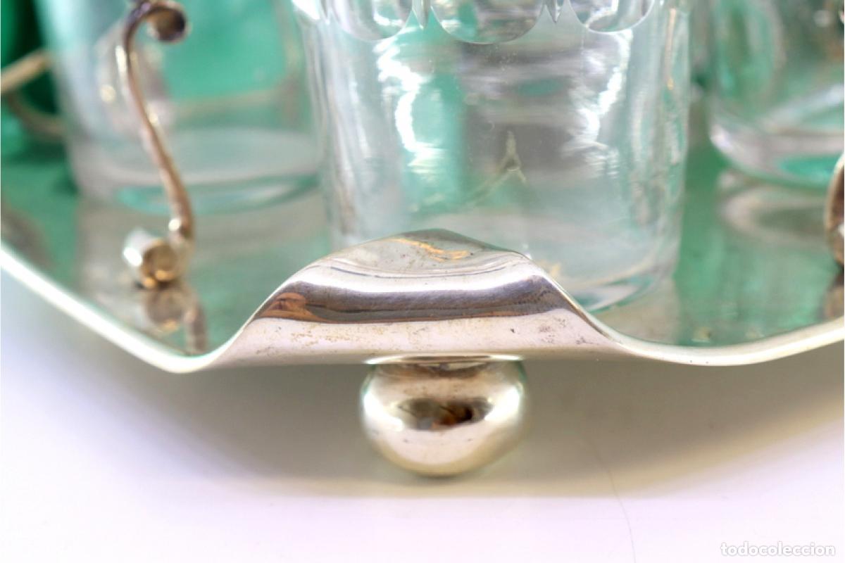Antig&uuml;edades: Juego de vinagreras de plata - Foto 6