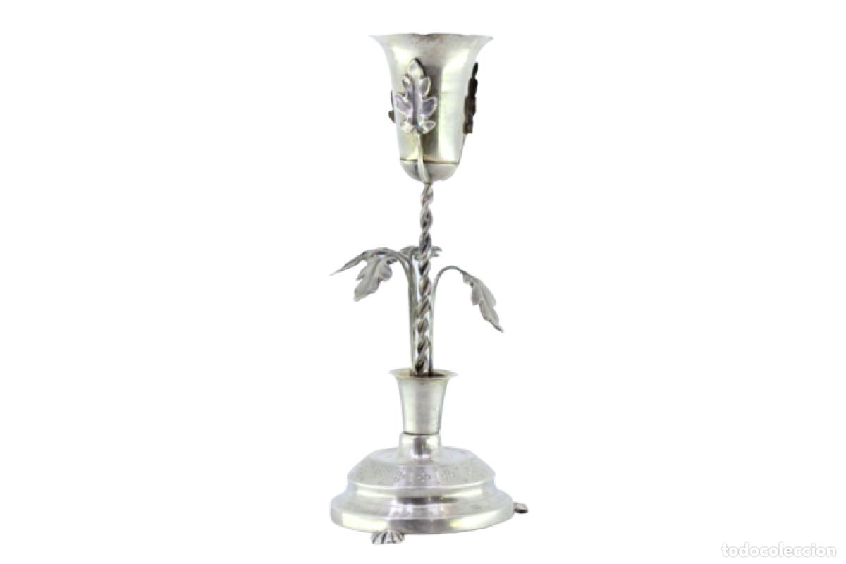 Antiquit&auml;ten: Soporte para palillos de dientes de plata - C&aacute;liz
