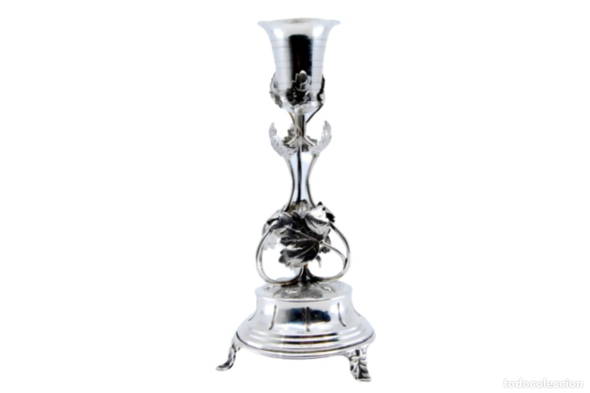 Antiquit&auml;ten: Soporte de plata para palillos de dientes - Taza