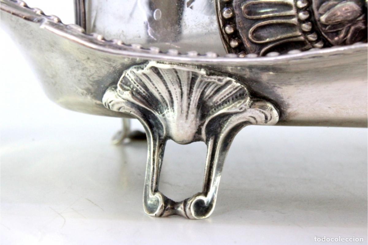Antig&uuml;edades: Juego de vinagreras de plata - Foto 5