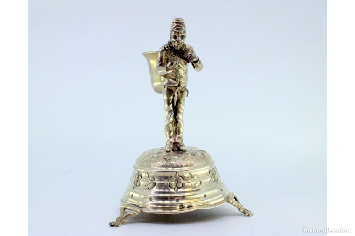 Antig&uuml;edades: Palillero de plata - Individual con cesta - Foto 3