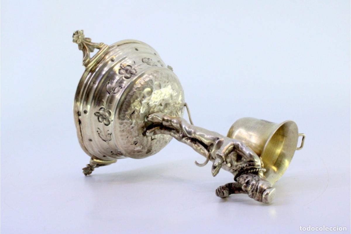 Antig&uuml;edades: Palillero de plata - Individual con cesta - Foto 5