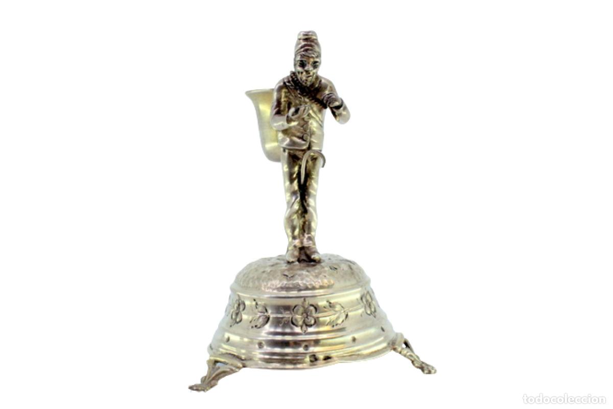 Antig&uuml;edades: Palillero de plata - Individual con cesta - Foto 1