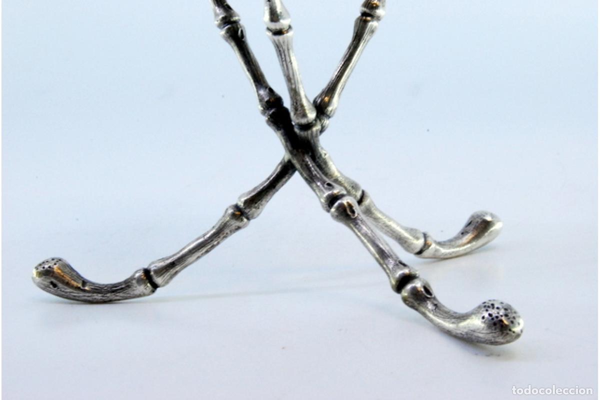 Antig&uuml;edades: Soporte de plata para palillos de dientes - Tarro - Foto 4