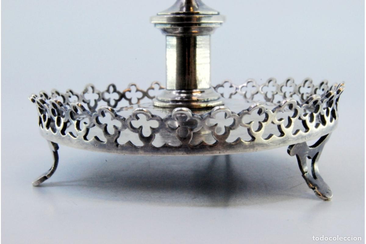 Antig&uuml;edades: Palillero de plata - Pavo real - Foto 3