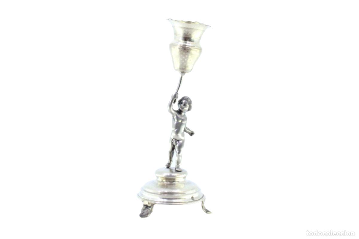 Antiguidades: Palillero de plata - C&aacute;liz dorado