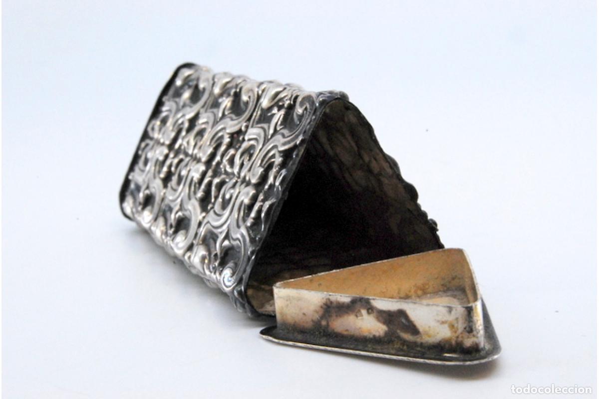 Antig&uuml;edades: soporte de plata para palillos de dientes - Foto 3