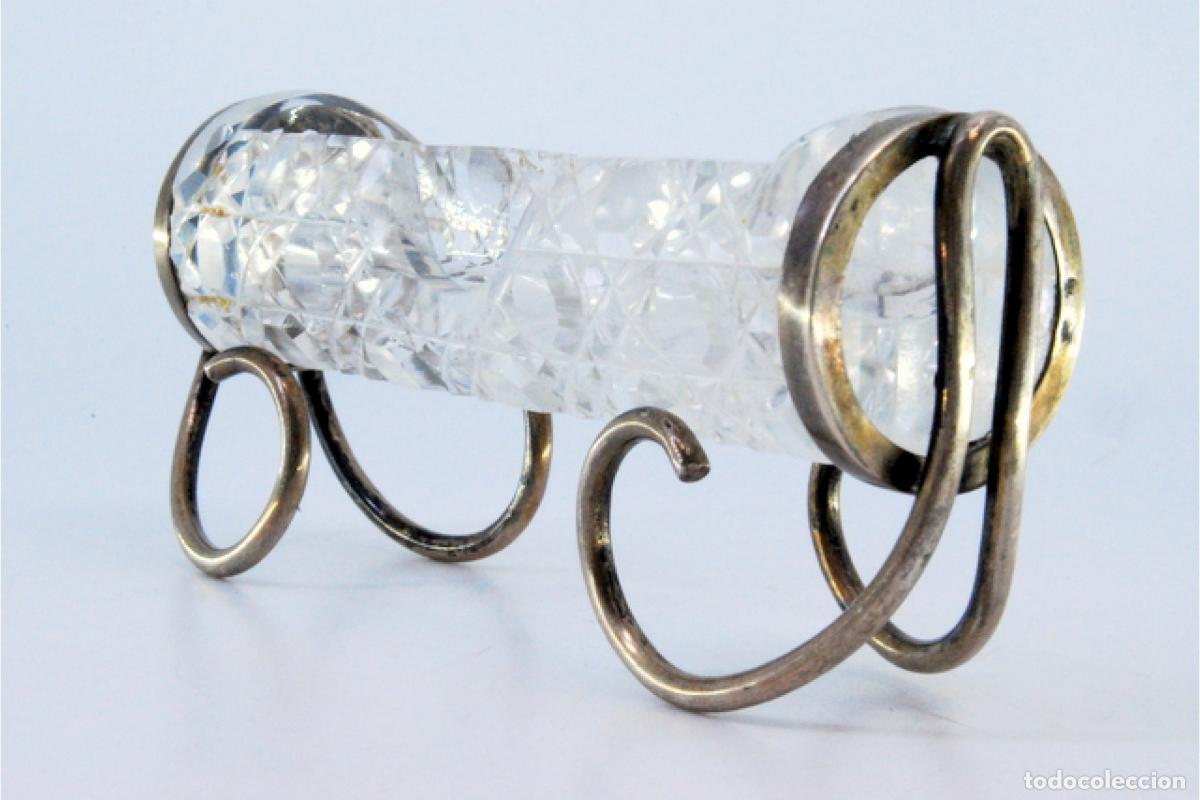 Antig&uuml;edades: soporte de plata para palillos de dientes - Foto 5