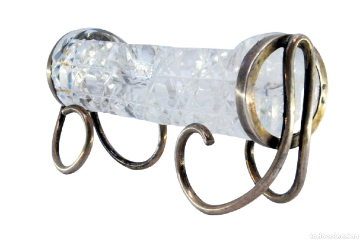Antig&uuml;edades: soporte de plata para palillos de dientes - Foto 1