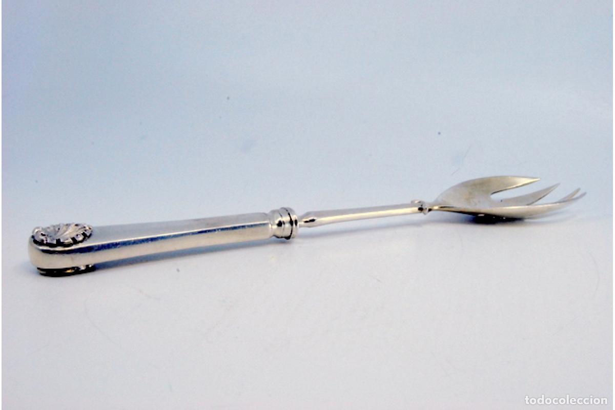 Antig&uuml;edades: Cuchara de plata para espaguetis - Foto 4