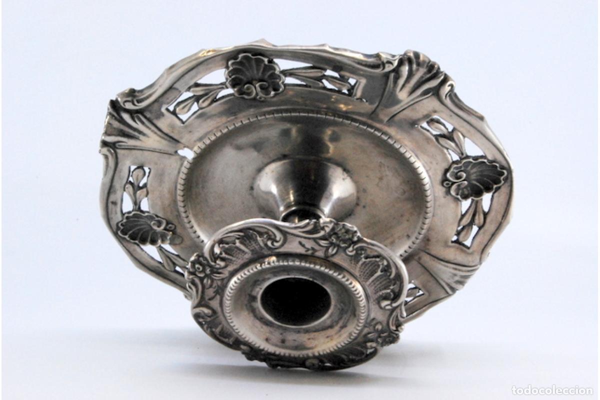 Antig&uuml;edades: Candelabro de mano, en plata - Foto 6