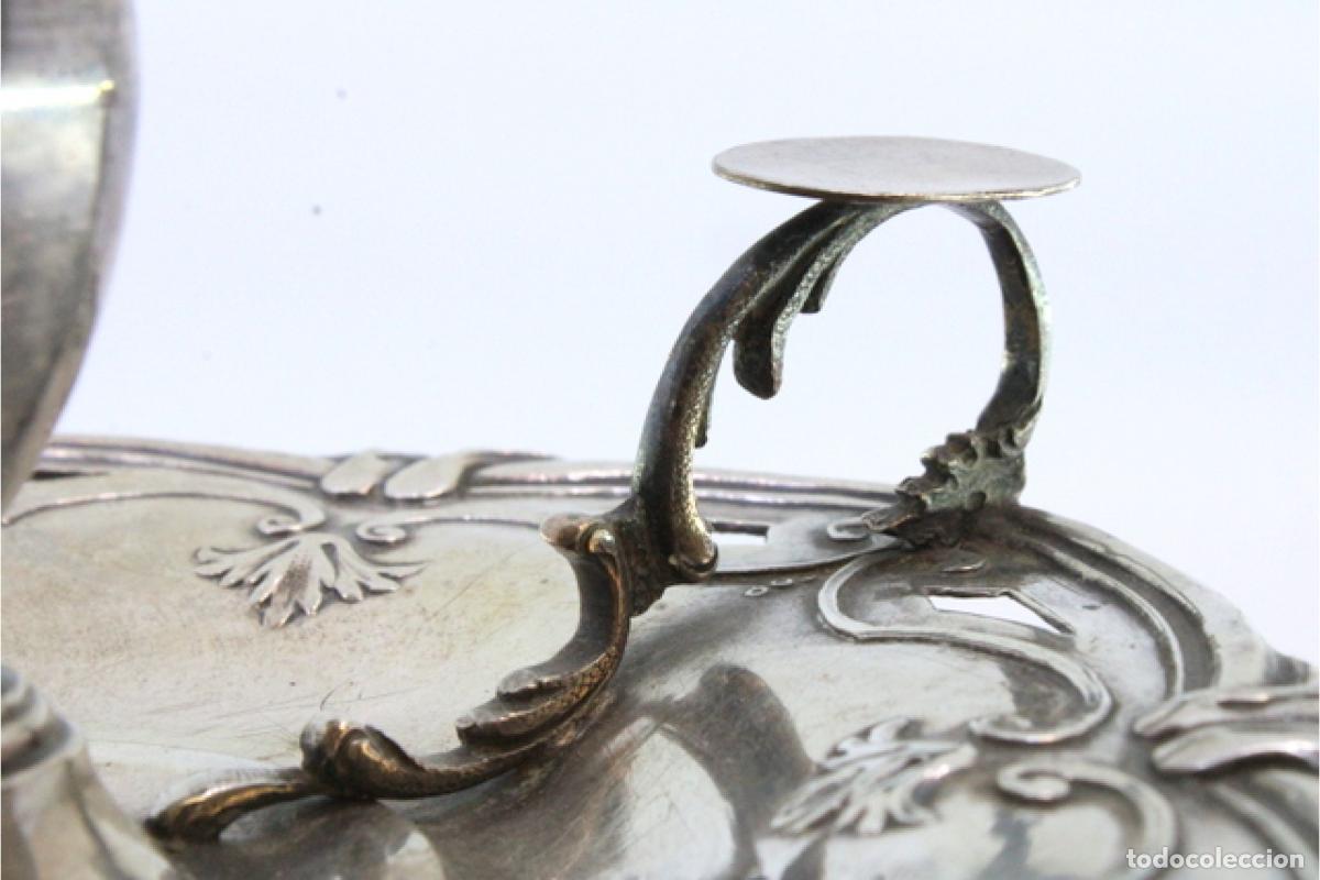 Antig&uuml;edades: Candelabro de mano, en plata - Foto 4