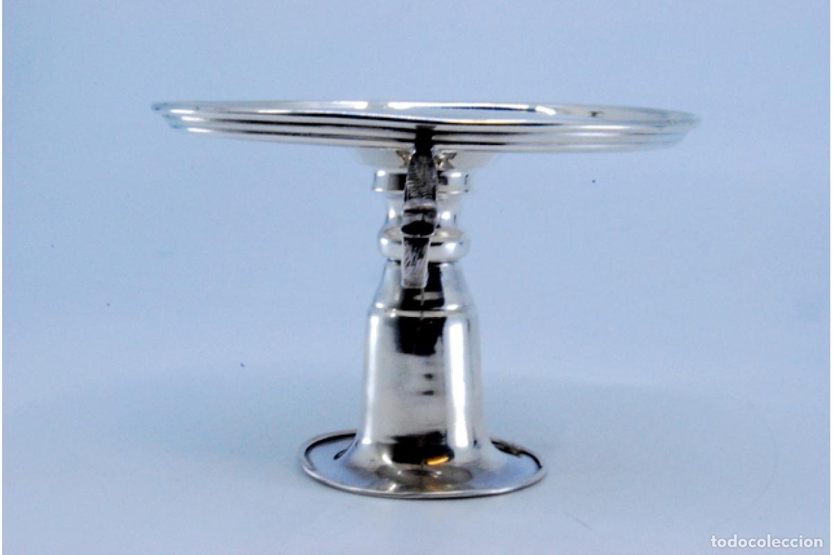 Antig&uuml;edades: Candelabro de mano, en plata - Foto 2
