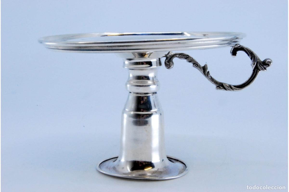 Antig&uuml;edades: Candelabro de mano, en plata - Foto 8