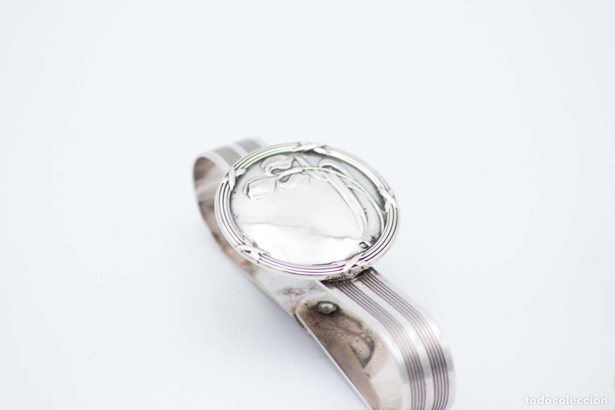 Antig&uuml;edades: Anillos para servilletas de plata - Foto 2