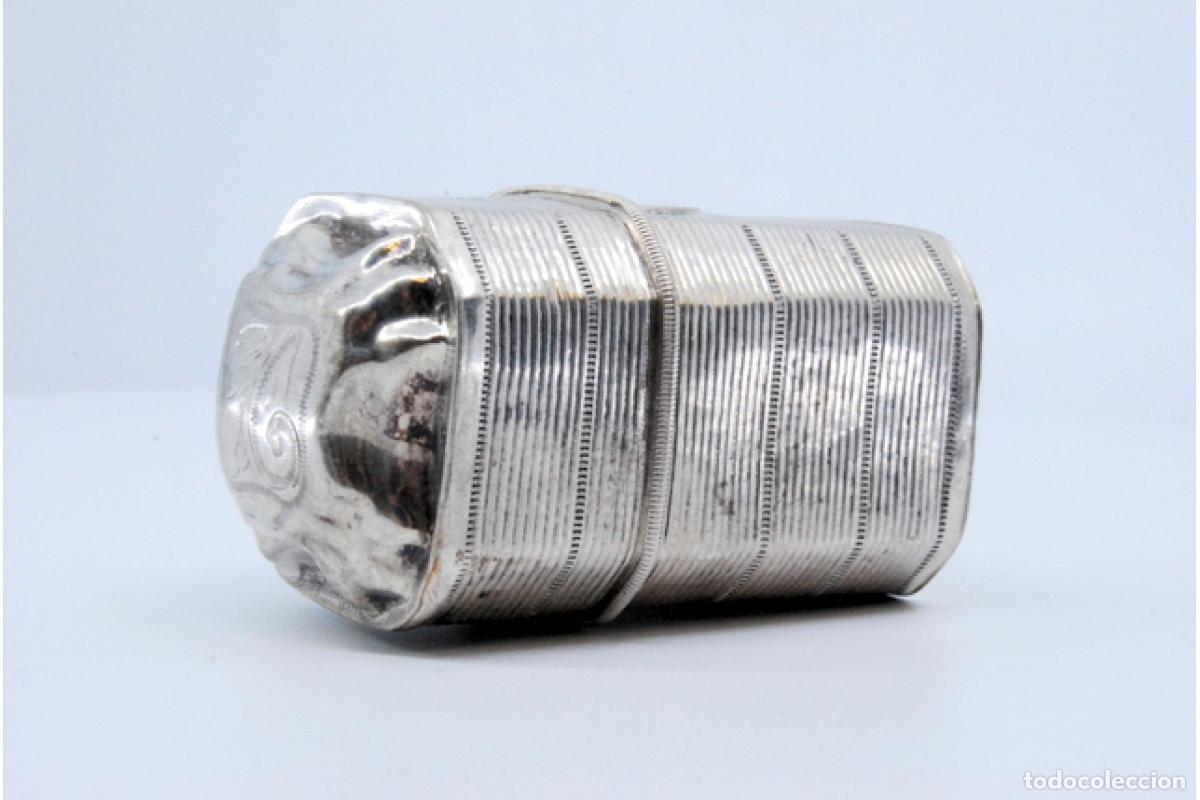 Antig&uuml;edades: Pastillero, en plata - Foto 4