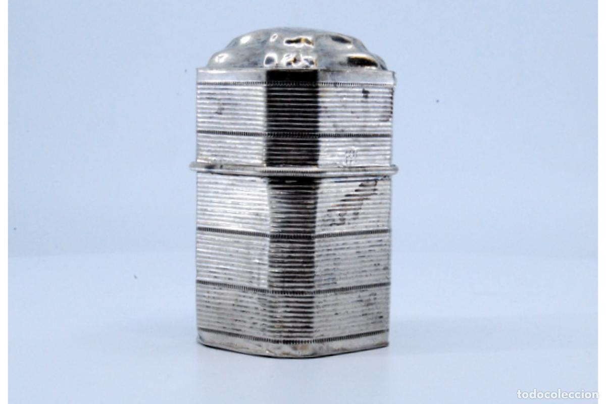 Antig&uuml;edades: Pastillero, en plata - Foto 6