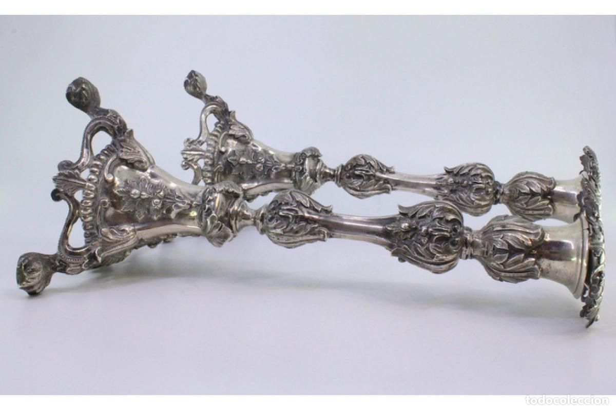 Antig&uuml;edades: candelabros de plata - Foto 3