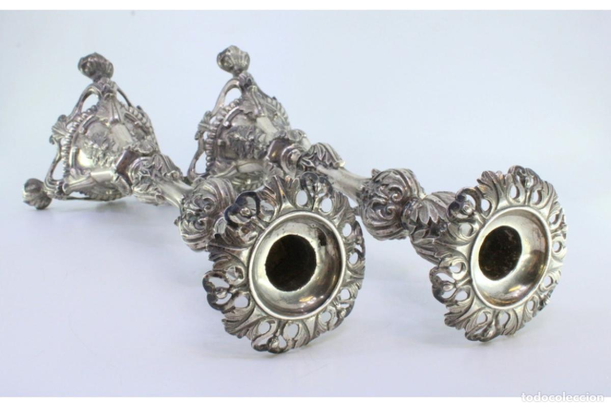 Antig&uuml;edades: candelabros de plata - Foto 4
