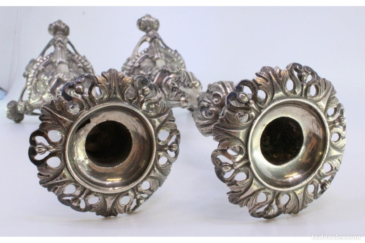 Antig&uuml;edades: candelabros de plata - Foto 6