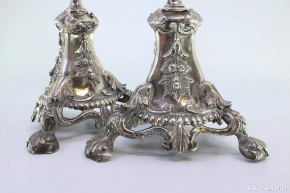 Antig&uuml;edades: candelabros de plata - Foto 7