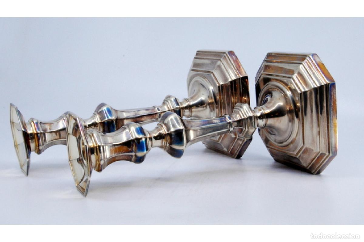 Antig&uuml;edades: candelabros de plata - Foto 5