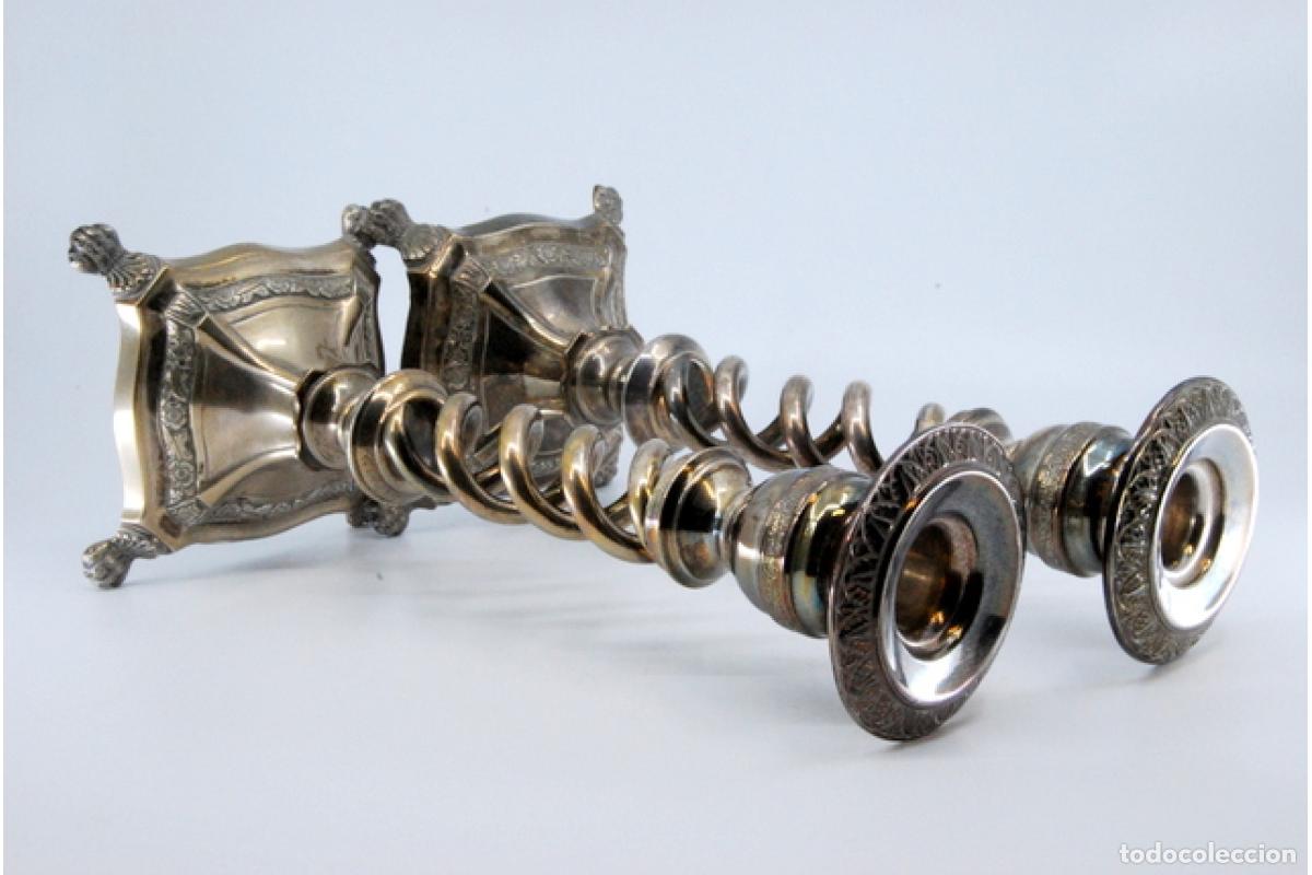 Antig&uuml;edades: candelabros de plata - Foto 5