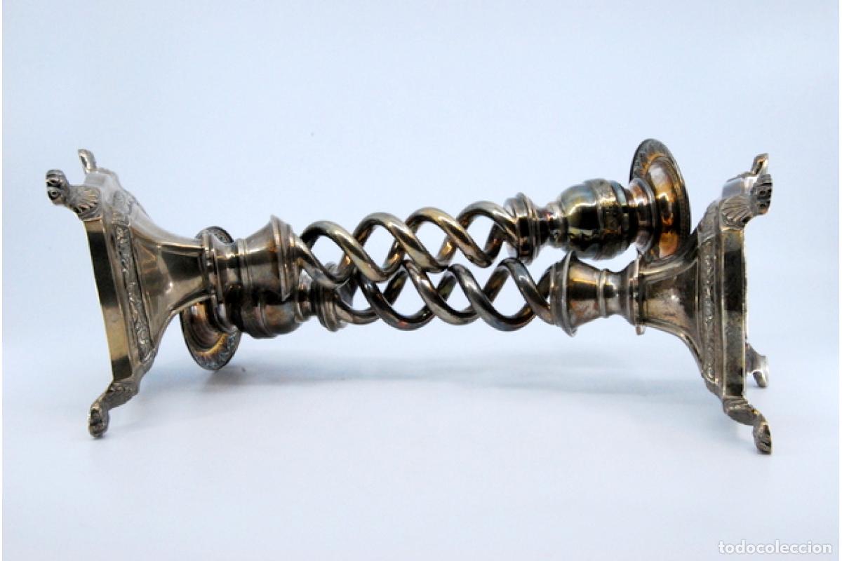 Antig&uuml;edades: candelabros de plata - Foto 7