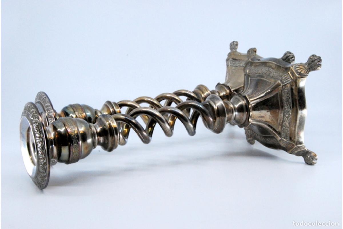 Antig&uuml;edades: candelabros de plata - Foto 8