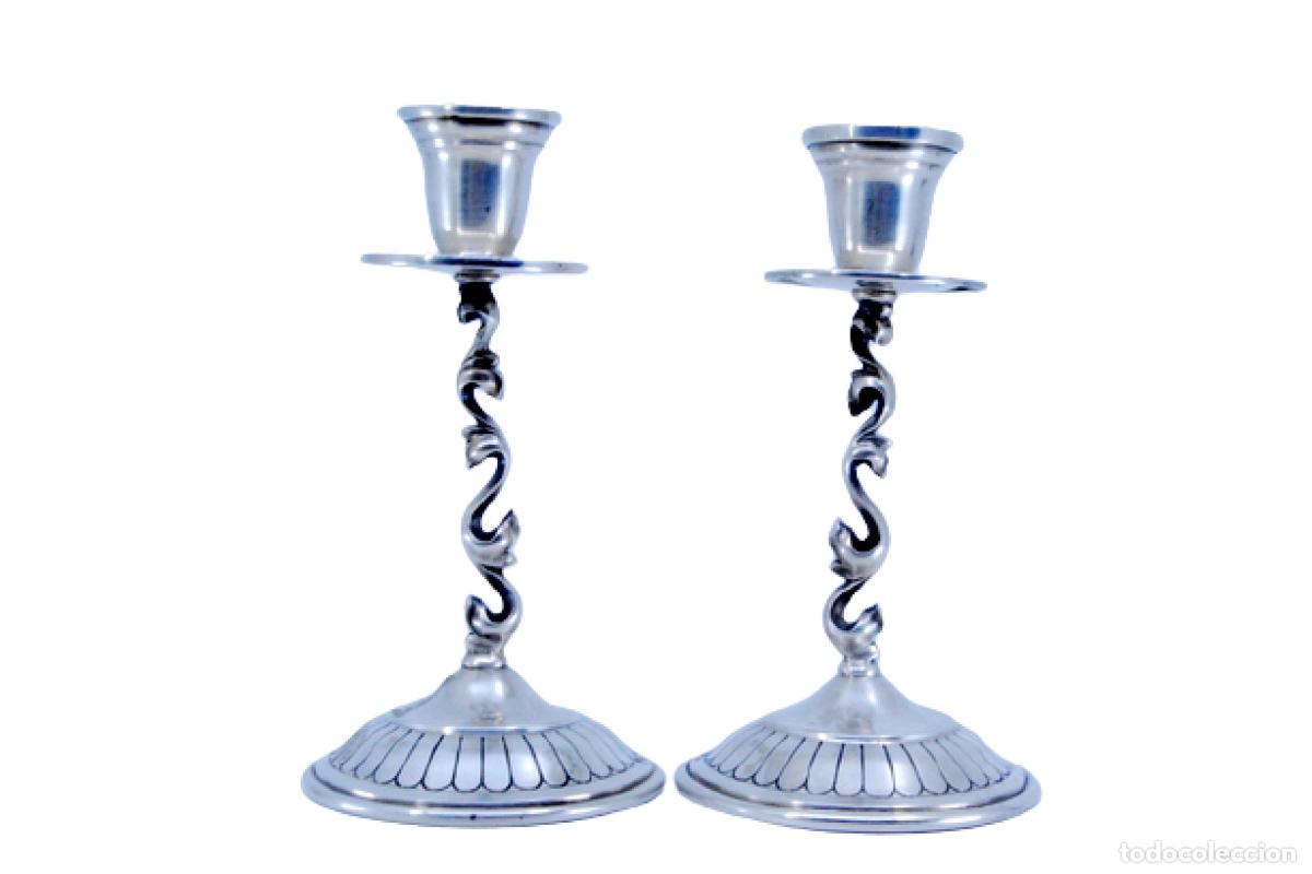 Antiquit&auml;ten: candelabros de plata