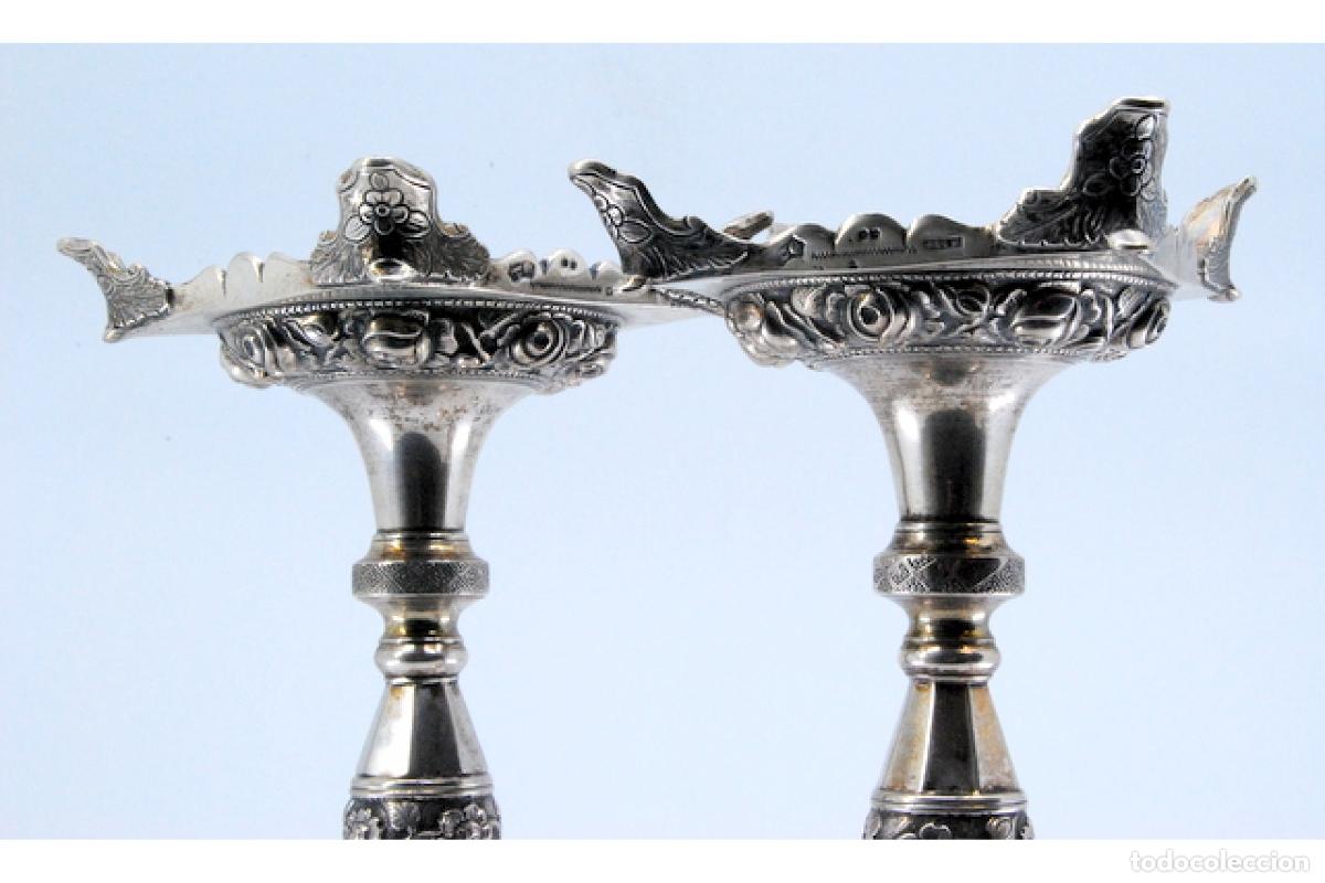 Antig&uuml;edades: candelabros de plata - Foto 6