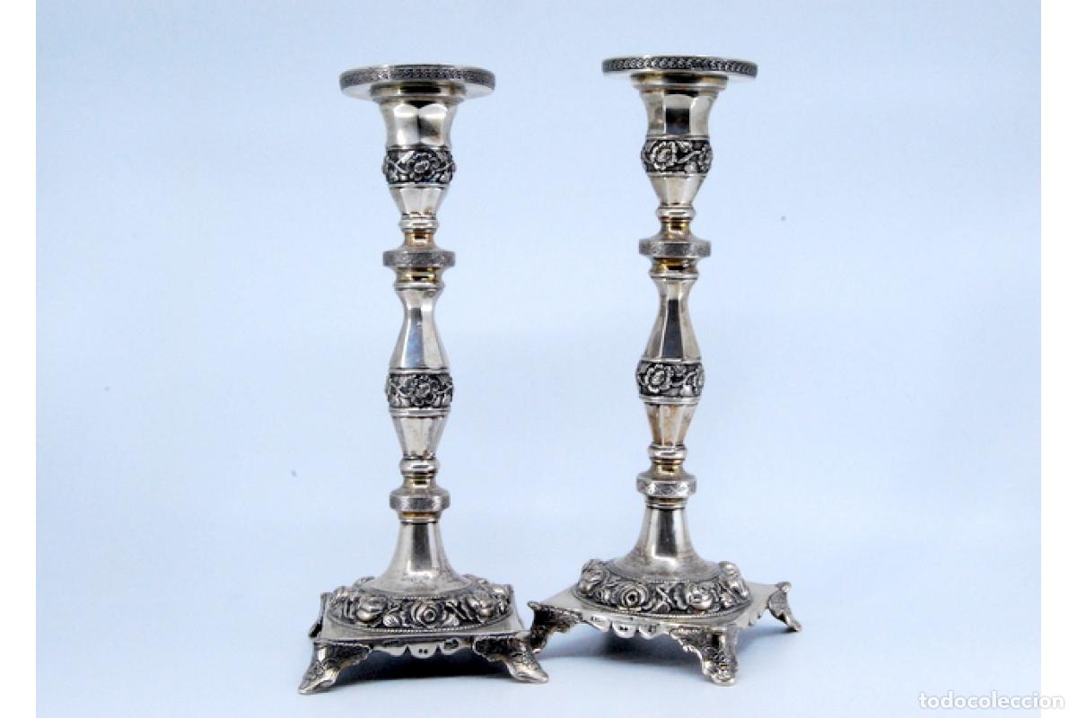 Antig&uuml;edades: candelabros de plata - Foto 9