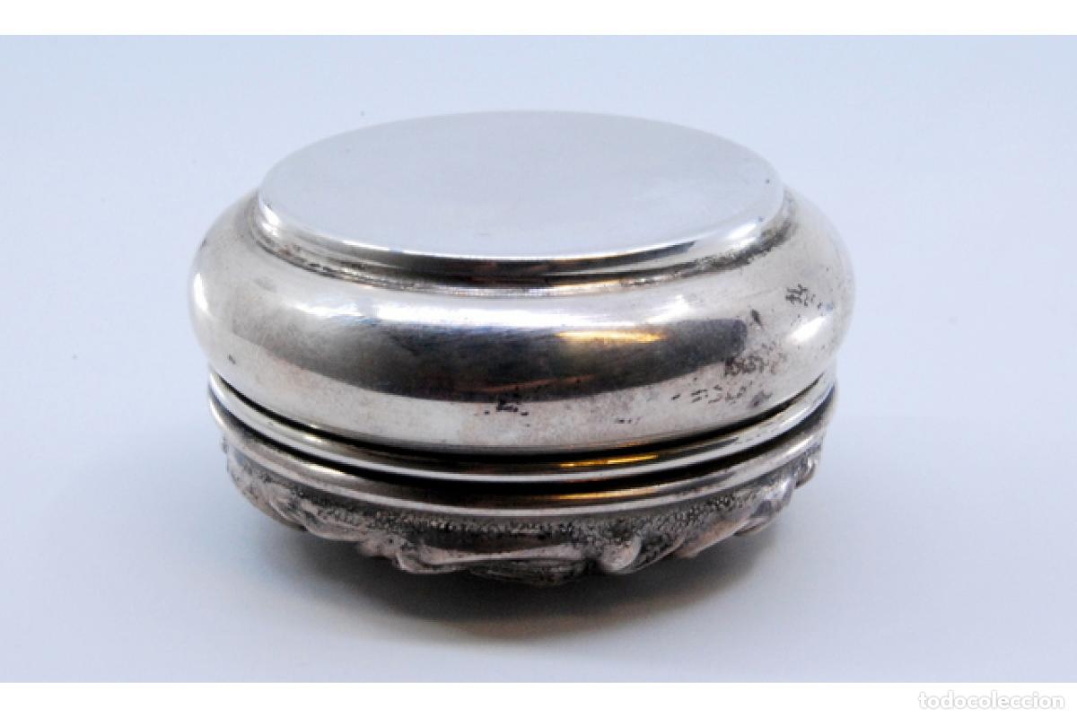 Antig&uuml;edades: Pastillero, en plata - Foto 4
