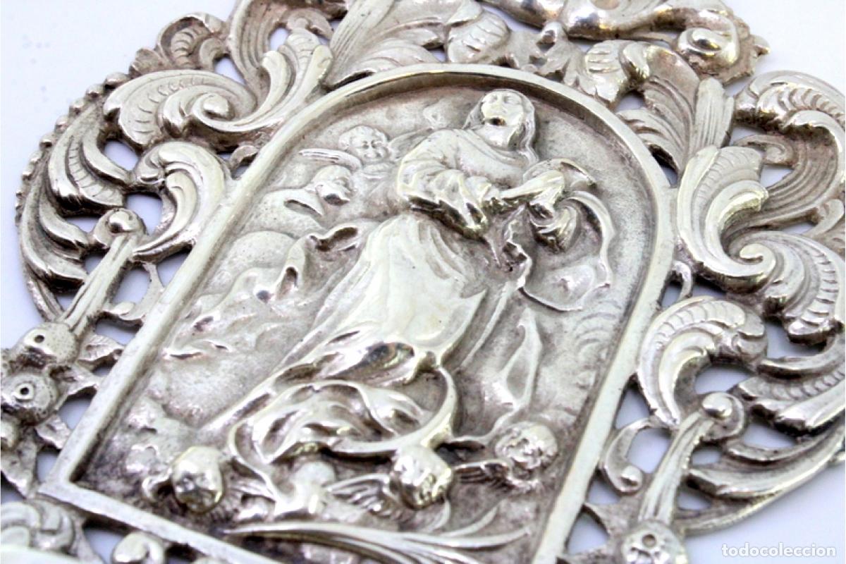 Antig&uuml;edades: Pila bautismal de plata dorada. - Foto 6