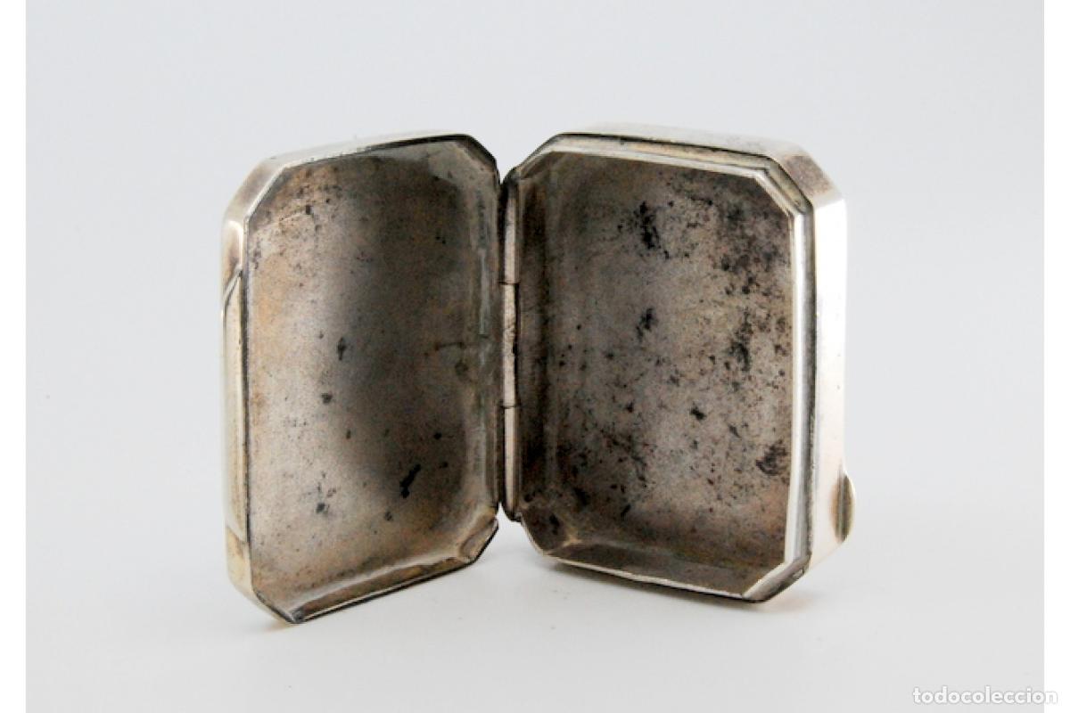 Antig&uuml;edades: Pastillero, en plata - Foto 6