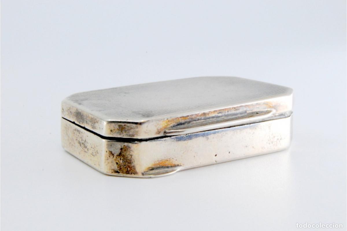 Antig&uuml;edades: Pastillero, en plata - Foto 10