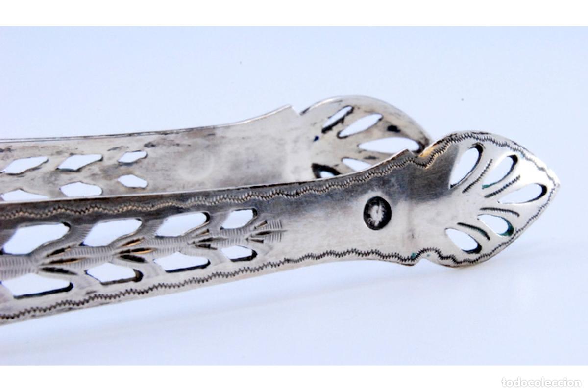 Antig&uuml;edades: Pinzas para az&uacute;car, de plata - Foto 6