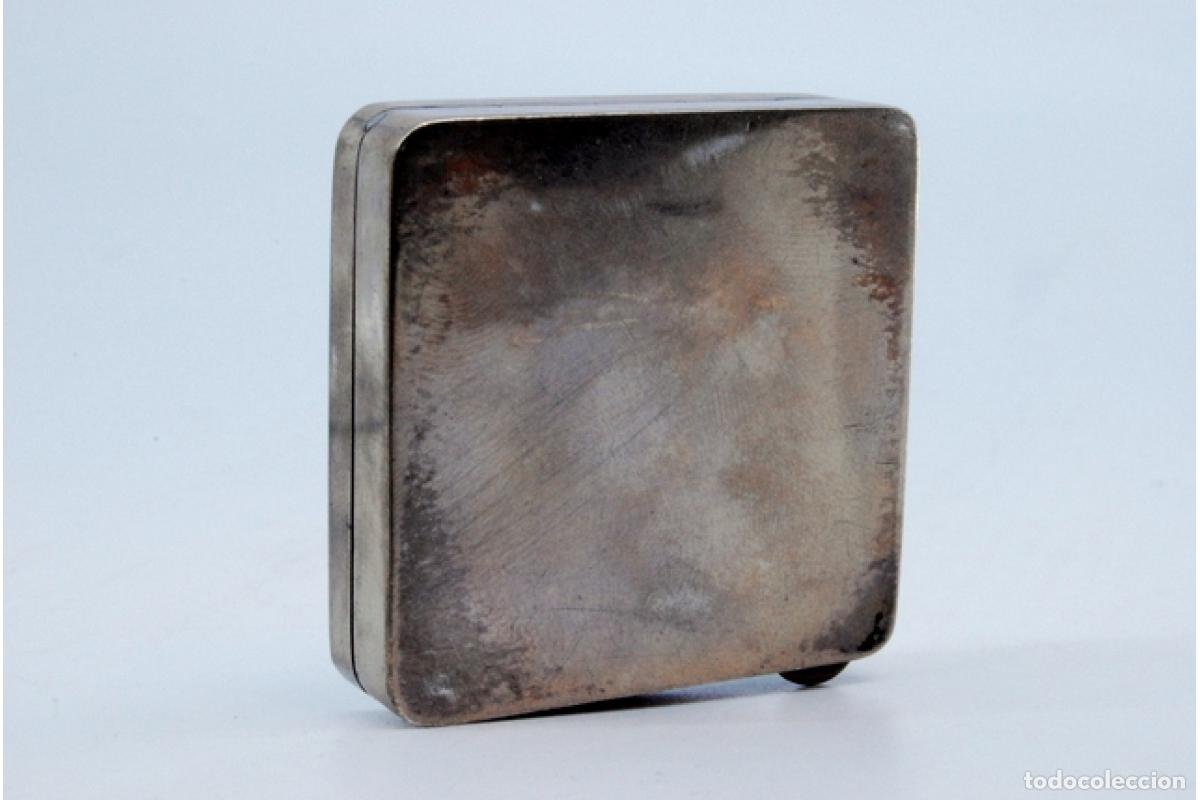 Antig&uuml;edades: Pastillero, en plata - Foto 5