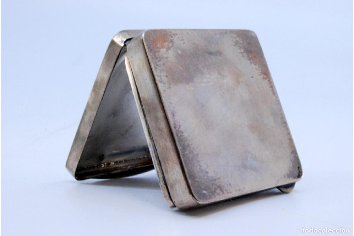 Antig&uuml;edades: Pastillero, en plata - Foto 10