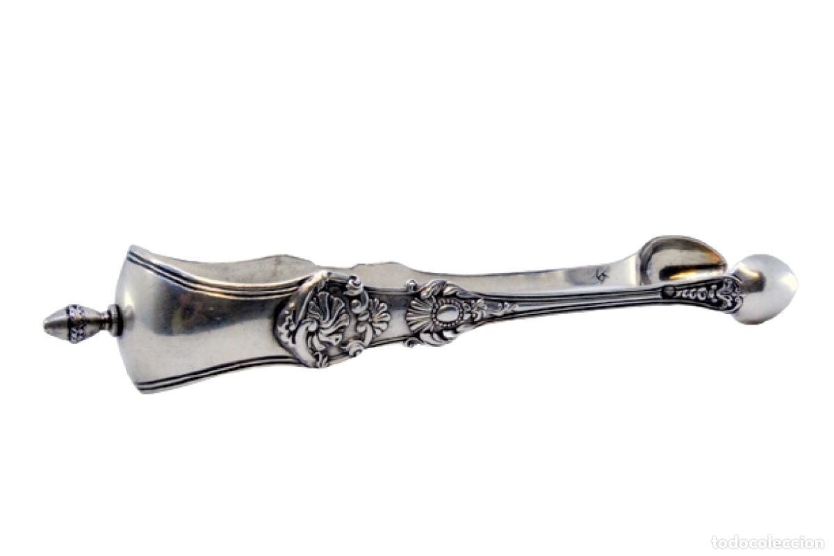 Antiquit&auml;ten: Pinzas para az&uacute;car, de plata
