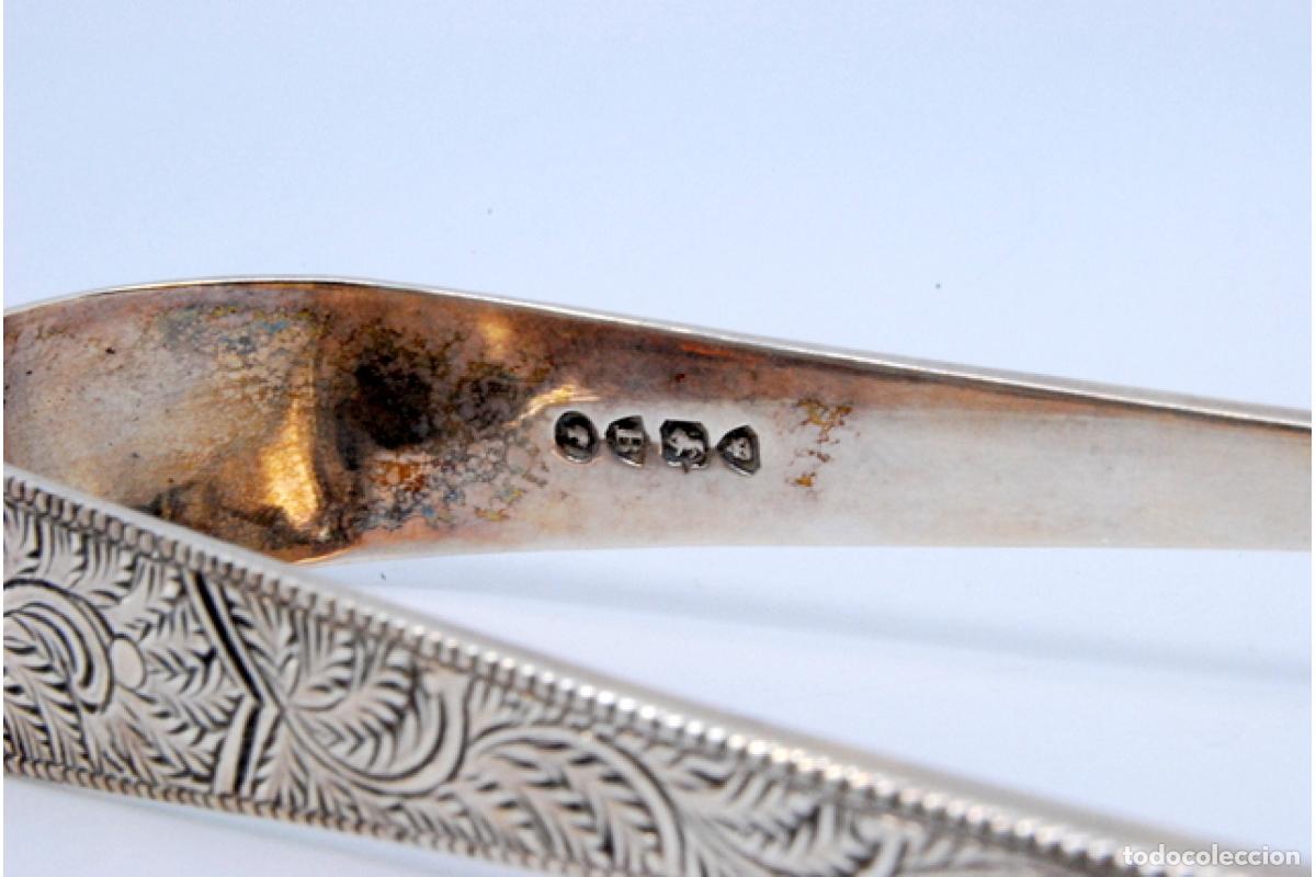 Antig&uuml;edades: Pinzas para az&uacute;car, de plata - Foto 7