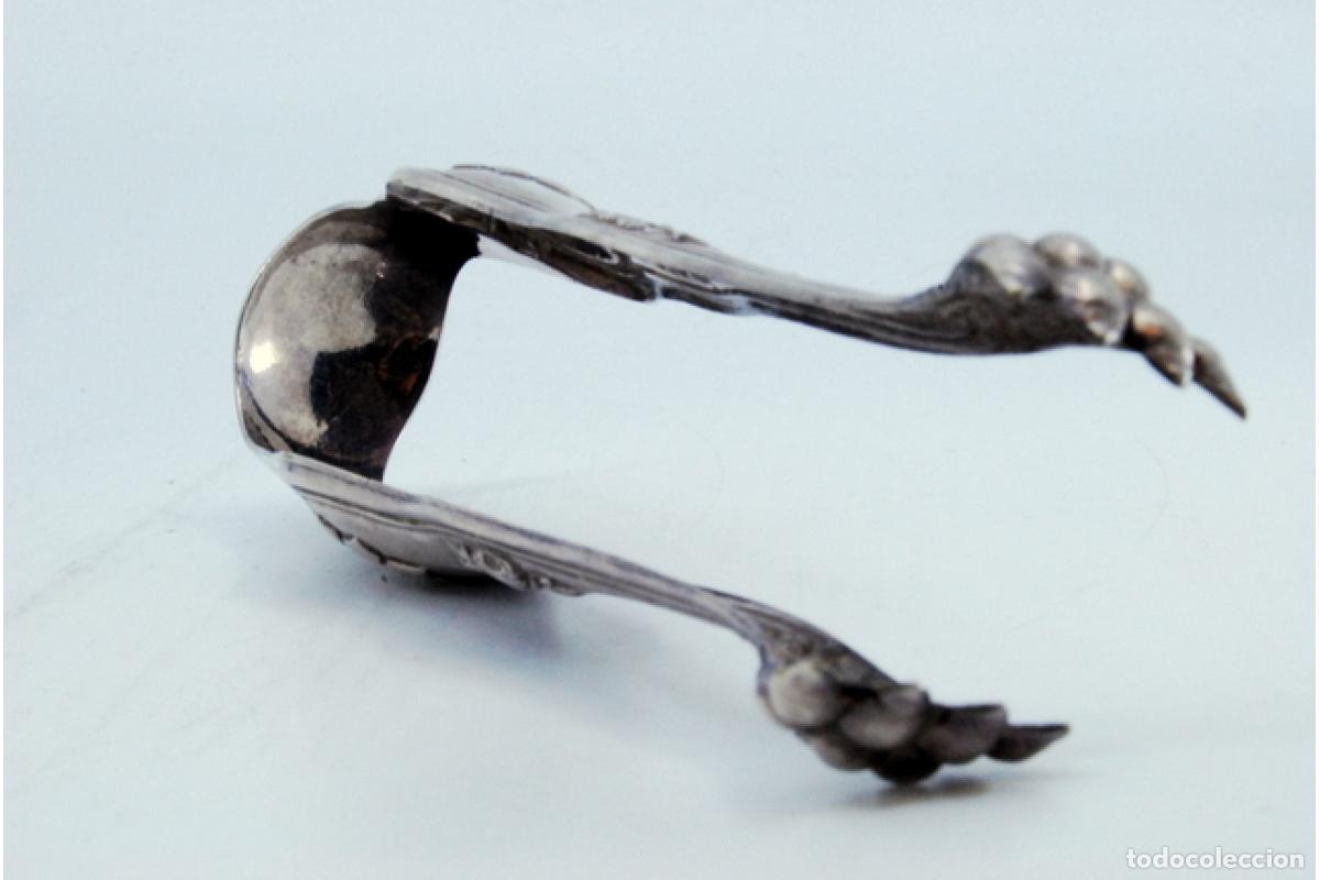 Antig&uuml;edades: Pinzas para hielo, en plata - Foto 2