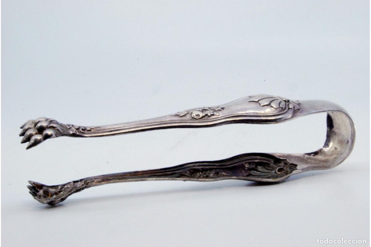 Antig&uuml;edades: Pinzas para hielo, en plata - Foto 7