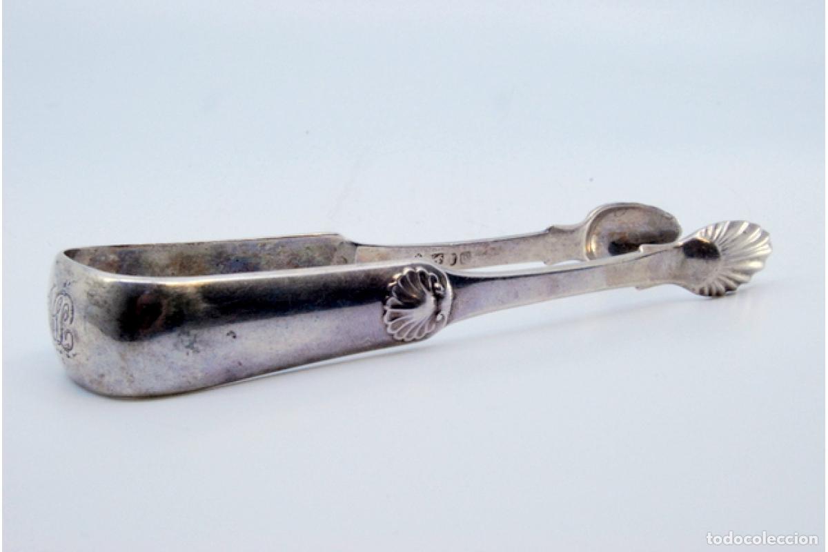 Antig&uuml;edades: Pinzas para hielo, en plata - Foto 4