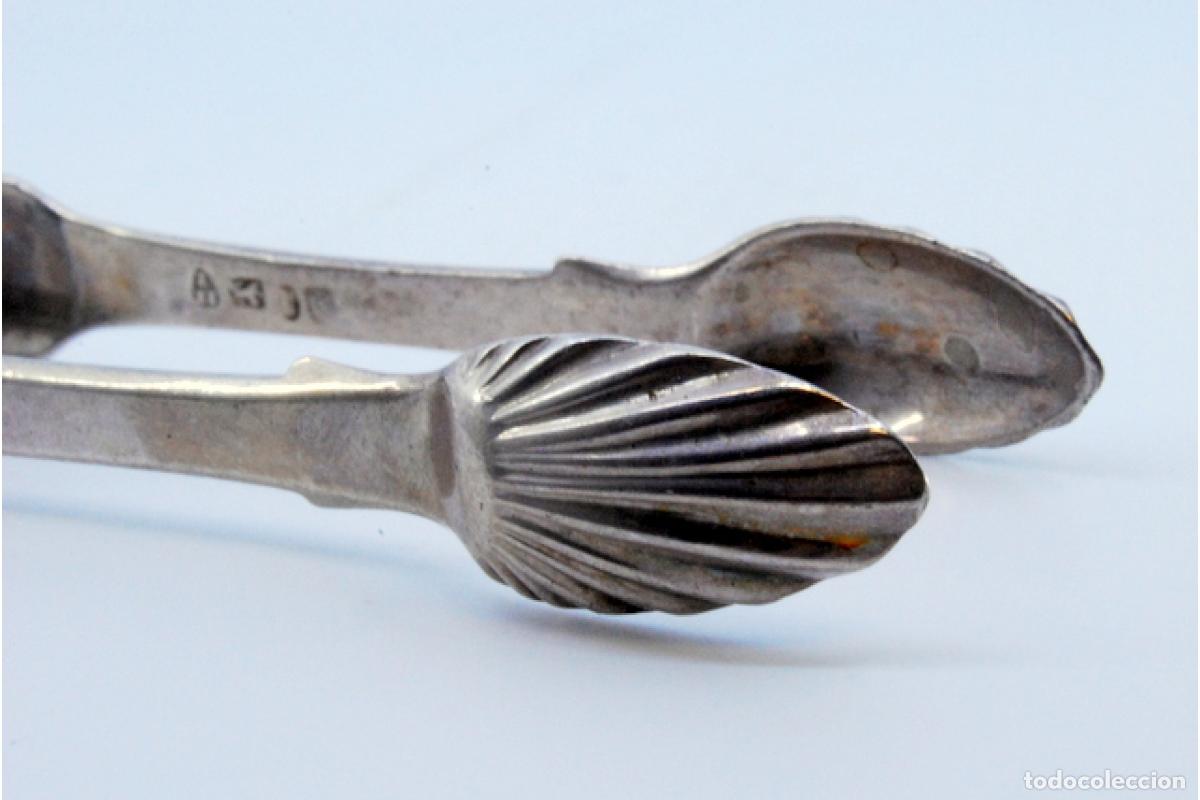 Antig&uuml;edades: Pinzas para hielo, en plata - Foto 5
