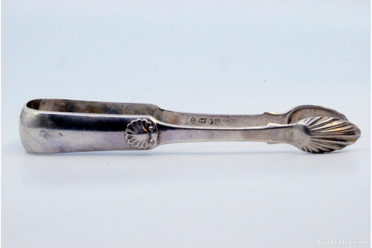 Antig&uuml;edades: Pinzas para hielo, en plata - Foto 7