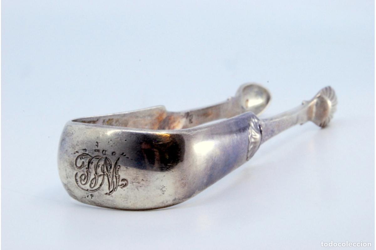 Antig&uuml;edades: Pinzas para hielo, en plata - Foto 8