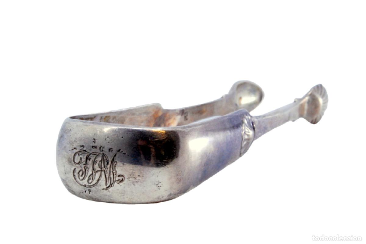 Antig&uuml;edades: Pinzas para hielo, en plata - Foto 1